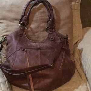 Lucky Brand 100% Distressed Leather Pocketbook